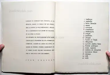 Sample page 21 for book "Jahan, Pierre and Jean Cocteau – Pierre Jahan & Jean Cocteau - La Mort et les Statues" Sample page 21 for book "Jahan, Pierre and Jean Cocteau – Pierre Jahan & Jean Cocteau - La Mort et les Statues"