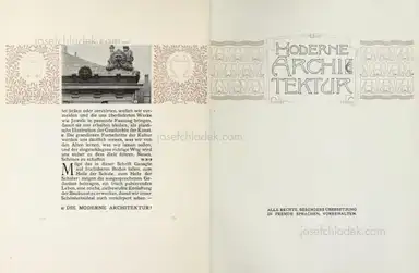 Sample page 23 for book "Wagner, Otto – Otto Wagner - Moderne Architektur - seinen Schülern ein Führer auf diesem Kunstgebiete" Sample page 23 for book "Wagner, Otto – Otto Wagner - Moderne Architektur - seinen Schülern ein Führer auf diesem Kunstgebiete"