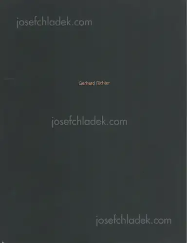 Gerhard Richter - Gerhard Richter. 11.6 - 1.10.1972. 36. Biennale di Venezia. Padiglione tedesco / Deutscher Pavilion / German Pavilion. Gerhard Richter - Gerhard Richter. 11.6 - 1.10.1972. 36. Biennale di Venezia. Padiglione tedesco / Deutscher Pavilion / German Pavilion.