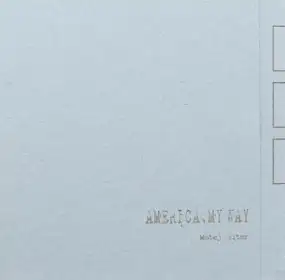 America, my way (signed)