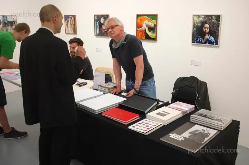 Walter Zöller am White-Press Stand