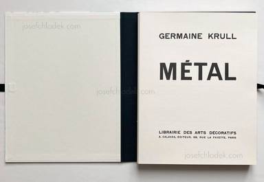 Sample page 1 for book  Germaine Krull – Métal
