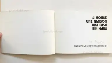 Sample page 28 for book "Hagenbach, Dieter – Dieter Hagenbach - A House, Une Maison, Una casa, Ein Haus" Sample page 28 for book "Hagenbach, Dieter – Dieter Hagenbach - A House, Une Maison, Una casa, Ein Haus"