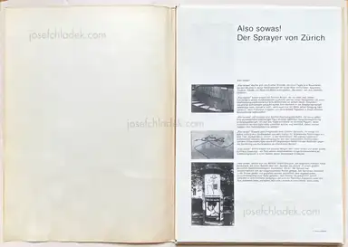 Sample page 11 for book "Schmid, Joachim – Joachim Schmid - Also sowas! Der Sprayer von Zürich" Sample page 11 for book "Schmid, Joachim – Joachim Schmid - Also sowas! Der Sprayer von Zürich"