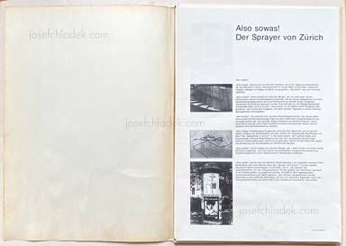 Sample page 1 for book  Joachim Schmid – Also sowas! Der Sprayer von Zürich
