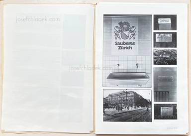 Sample page 2 for book  Joachim Schmid – Also sowas! Der Sprayer von Zürich