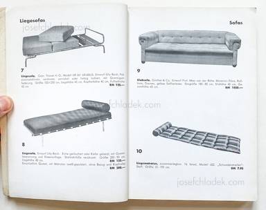 Sample page 2 for book  Werner Gräff – Jetzt wird Ihre Wohnung eingerichtet, Das Warenbuch für den neuen Wohnbedarf