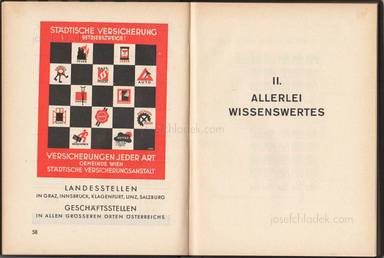 Sample page 2 for book Hermann Schwarz – Städtische Versicherungsanstalt Gemeinde Wien / Jahrbuch 1933 