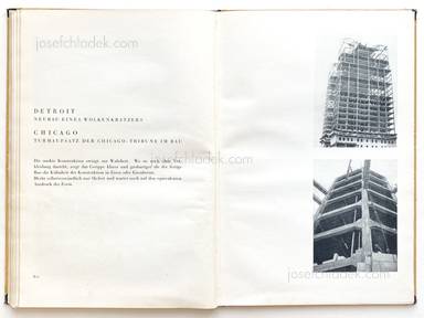 Erich Mendelsohn  AMERIKA Bilderbuch Eines Architekten. Berlin