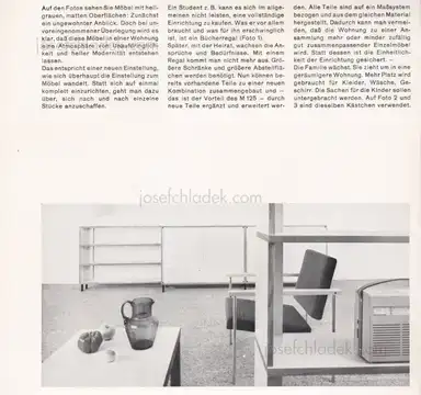 Sample page 4 for book "Gugelot, Hans – Hans Gugelot - Möbelsystem M 125 Werbeprospekt / advertising brochure" Sample page 4 for book "Gugelot, Hans – Hans Gugelot - Möbelsystem M 125 Werbeprospekt / advertising brochure"