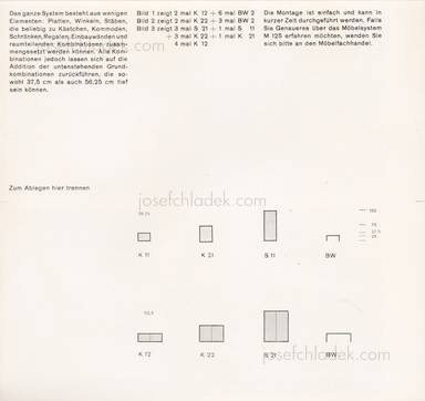 Sample page 4 for book  Hans Gugelot – Möbelsystem M 125