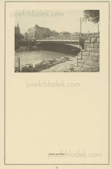 Sample page 9 for book Gemeinde Wien – Die Friedensbrücke über den Donaukanal in Wien IX. und XX. Bezirk