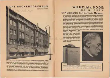 Sample page 7 for book "Reckendorf, Hermann (u.a.) – Hermann Reckendorf - Verlag Hermann Reckendorf. (Verlagsprospekt). Berlin SW 68." Sample page 7 for book "Reckendorf, Hermann (u.a.) – Hermann Reckendorf - Verlag Hermann Reckendorf. (Verlagsprospekt). Berlin SW 68."