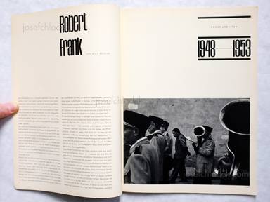 Sample page 1 for book Robert Frank – Der Photograph Robert Frank