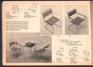Sample page 46 for book "Thonet – Thonet - Stahlrohrmöbel (Catalogue 1934)" Sample page 46 for book "Thonet – Thonet - Stahlrohrmöbel (Catalogue 1934)"