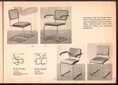 Sample page 45 for book "Thonet – Thonet - Stahlrohrmöbel (Catalogue 1934)" Sample page 45 for book "Thonet – Thonet - Stahlrohrmöbel (Catalogue 1934)"