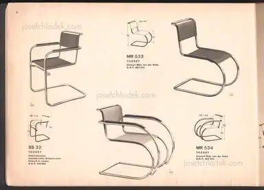 Sample page 44 for book "Thonet – Thonet - Stahlrohrmöbel (Catalogue 1934)" Sample page 44 for book "Thonet – Thonet - Stahlrohrmöbel (Catalogue 1934)"