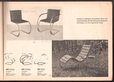 Sample page 43 for book "Thonet – Thonet - Stahlrohrmöbel (Catalogue 1934)" Sample page 43 for book "Thonet – Thonet - Stahlrohrmöbel (Catalogue 1934)"