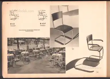 Sample page 40 for book "Thonet – Thonet - Stahlrohrmöbel (Catalogue 1934)" Sample page 40 for book "Thonet – Thonet - Stahlrohrmöbel (Catalogue 1934)"