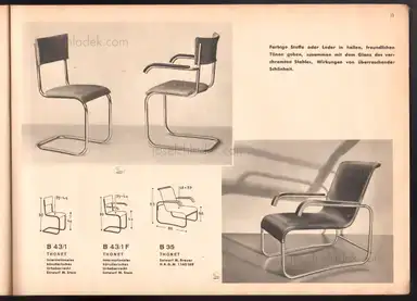 Sample page 39 for book "Thonet – Thonet - Stahlrohrmöbel (Catalogue 1934)" Sample page 39 for book "Thonet – Thonet - Stahlrohrmöbel (Catalogue 1934)"
