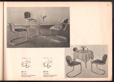 Sample page 37 for book "Thonet – Thonet - Stahlrohrmöbel (Catalogue 1934)" Sample page 37 for book "Thonet – Thonet - Stahlrohrmöbel (Catalogue 1934)"