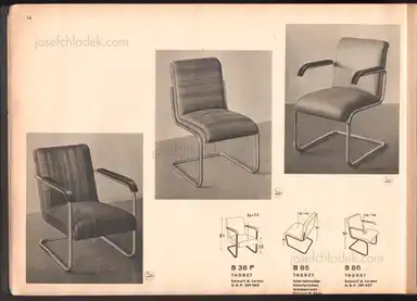 Sample page 36 for book "Thonet – Thonet - Stahlrohrmöbel (Catalogue 1934)" Sample page 36 for book "Thonet – Thonet - Stahlrohrmöbel (Catalogue 1934)"