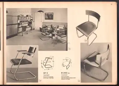 Sample page 35 for book "Thonet – Thonet - Stahlrohrmöbel (Catalogue 1934)" Sample page 35 for book "Thonet – Thonet - Stahlrohrmöbel (Catalogue 1934)"