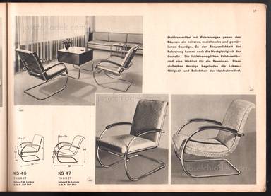 Sample page 33 for book "Thonet – Thonet - Stahlrohrmöbel (Catalogue 1934)" Sample page 33 for book "Thonet – Thonet - Stahlrohrmöbel (Catalogue 1934)"