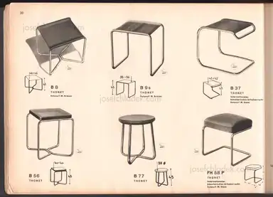Sample page 30 for book "Thonet – Thonet - Stahlrohrmöbel (Catalogue 1934)" Sample page 30 for book "Thonet – Thonet - Stahlrohrmöbel (Catalogue 1934)"