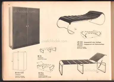 Sample page 24 for book "Thonet – Thonet - Stahlrohrmöbel (Catalogue 1934)" Sample page 24 for book "Thonet – Thonet - Stahlrohrmöbel (Catalogue 1934)"