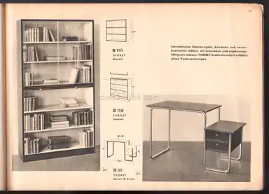 Sample page 17 for book "Thonet – Thonet - Stahlrohrmöbel (Catalogue 1934)" Sample page 17 for book "Thonet – Thonet - Stahlrohrmöbel (Catalogue 1934)"