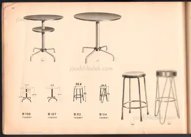 Sample page 10 for book "Thonet – Thonet - Stahlrohrmöbel (Catalogue 1934)" Sample page 10 for book "Thonet – Thonet - Stahlrohrmöbel (Catalogue 1934)"