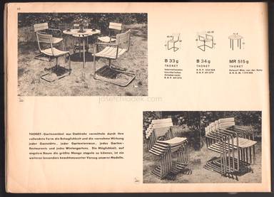 Sample page 2 for book "Thonet – Thonet - Stahlrohrmöbel (Catalogue 1934)" Sample page 2 for book "Thonet – Thonet - Stahlrohrmöbel (Catalogue 1934)"