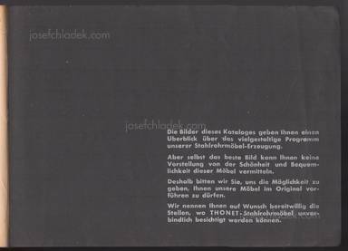 Sample page 50 for book  Thonet &ndash; Stahlrohrm&ouml;bel