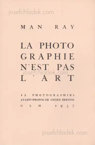 Sample page 17 for book "Ray, Man – Man Ray - Photographie n'est pas L'Art" Sample page 17 for book "Ray, Man – Man Ray - Photographie n'est pas L'Art"