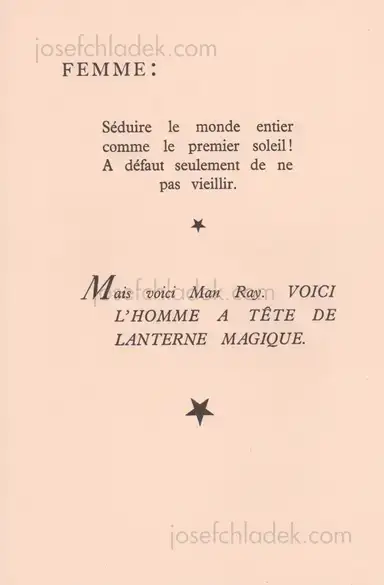 Sample page 14 for book "Ray, Man – Man Ray - Photographie n'est pas L'Art" Sample page 14 for book "Ray, Man – Man Ray - Photographie n'est pas L'Art"