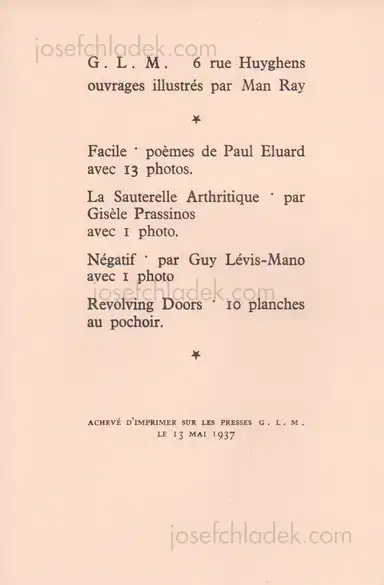 Sample page 1 for book "Ray, Man – Man Ray - Photographie n'est pas L'Art" Sample page 1 for book "Ray, Man – Man Ray - Photographie n'est pas L'Art"