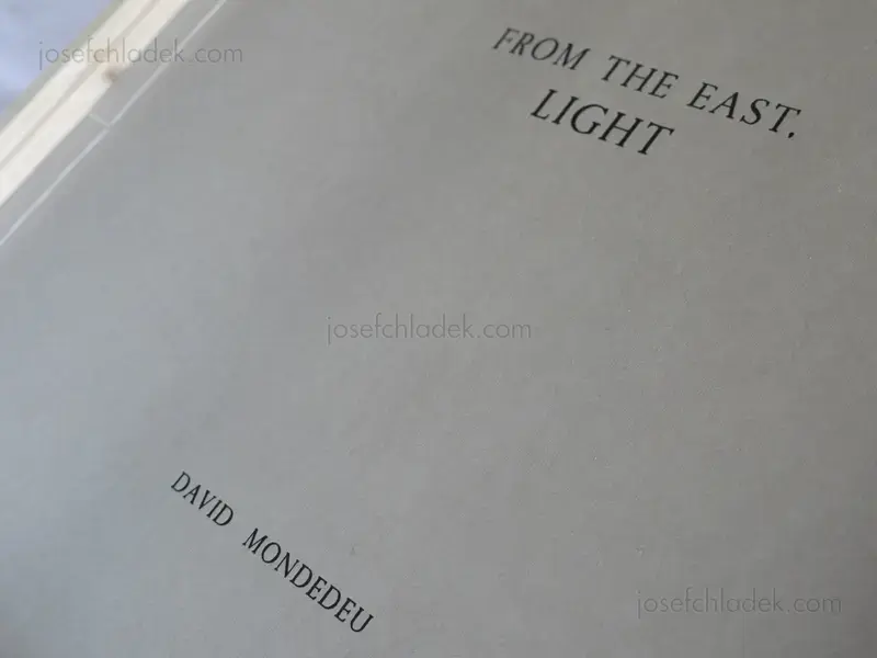 David Mondedeu - From the East, Light - Spread 6