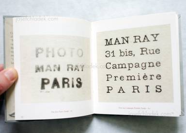 Sample page 1 for book  Steven Manford – Behind the Photo: The Stamps of Man Ray I+II