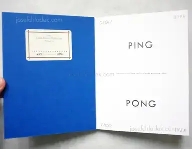 Sample page 9 for book "Dyer, Geoff & Iyer, Pico – Geoff Dyer / Pico Iyer - Ping Pong" Sample page 9 for book "Dyer, Geoff & Iyer, Pico – Geoff Dyer / Pico Iyer - Ping Pong"