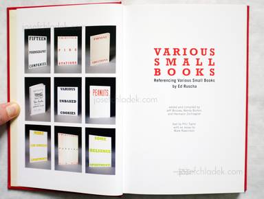 Various Small Books. Referencing Various Small Books by Ed Ruscha –  Artphilein Bookstore