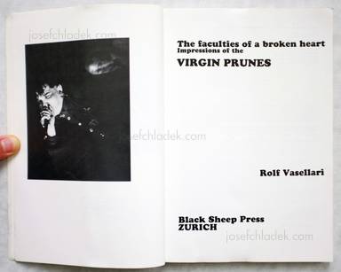 Sample page 1 for book  Rolf Vasellari – Virgin Prunes : The Faculties of a Broken Heart