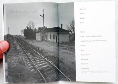 Sample page 6 for book  Tanja Lažetić – Train Stations from Vienna to Istanbul in Alphabetical Order