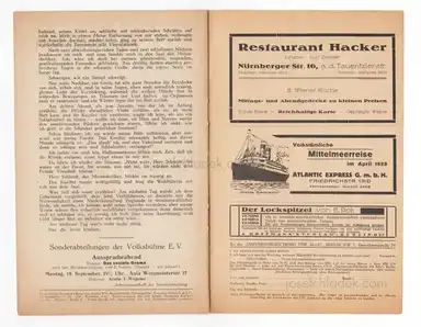 Sample page 1 for book "Piscatorbühne – Blätter der Piscatorbühne - Das Programm der Piscatorbühne (Nummer 1 September 1927)" Sample page 1 for book "Piscatorbühne – Blätter der Piscatorbühne - Das Programm der Piscatorbühne (Nummer 1 September 1927)"