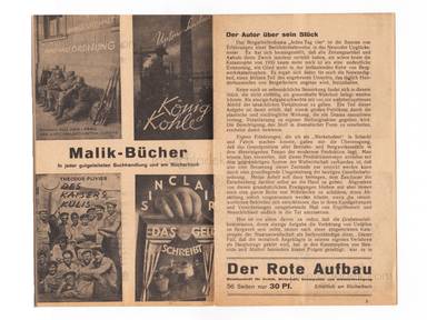 Sample page 1 for book  Piscatorbühne – Blätter der Piscatorbühne - Dem Andenken der verunglückten Bergarbeiter