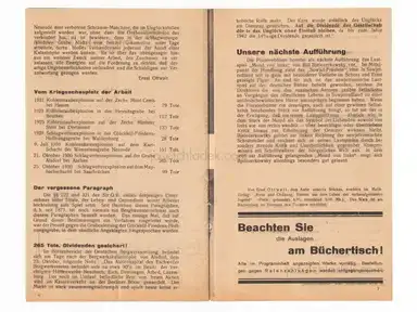 Sample page 1 for book "Piscatorbühne – Blätter der Piscatorbühne - Dem Andenken der verunglückten Bergarbeiter" Sample page 1 for book "Piscatorbühne – Blätter der Piscatorbühne - Dem Andenken der verunglückten Bergarbeiter"