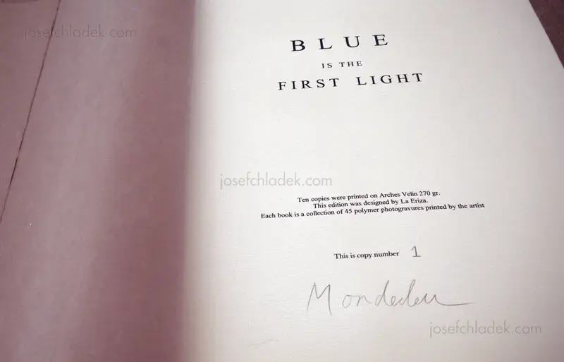 David Mondedeu - Blue is the First Light - Spread 3
