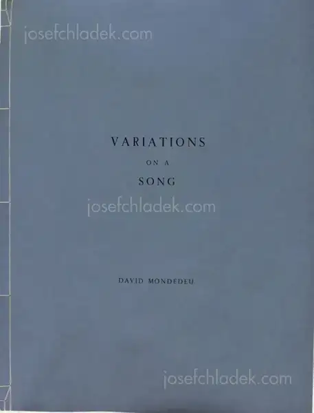 David Mondedeu - Variations on a Song - Spread 2