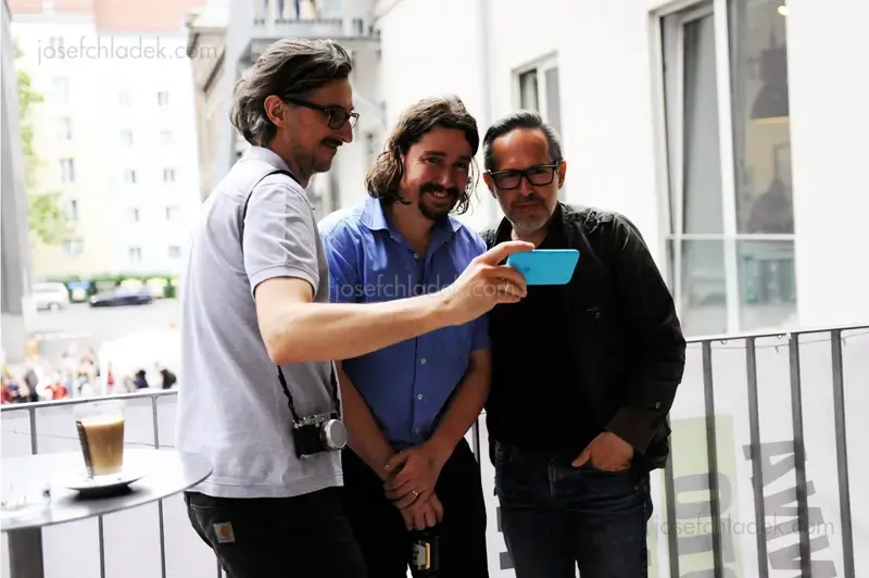Josef Chladek, Clement Kauter, Andreas H. Bitesnich (photo: Corina Lueger/OstLicht)