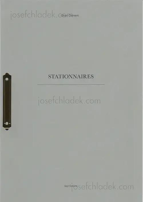 Cover of Oliver Clement - Stationnaires